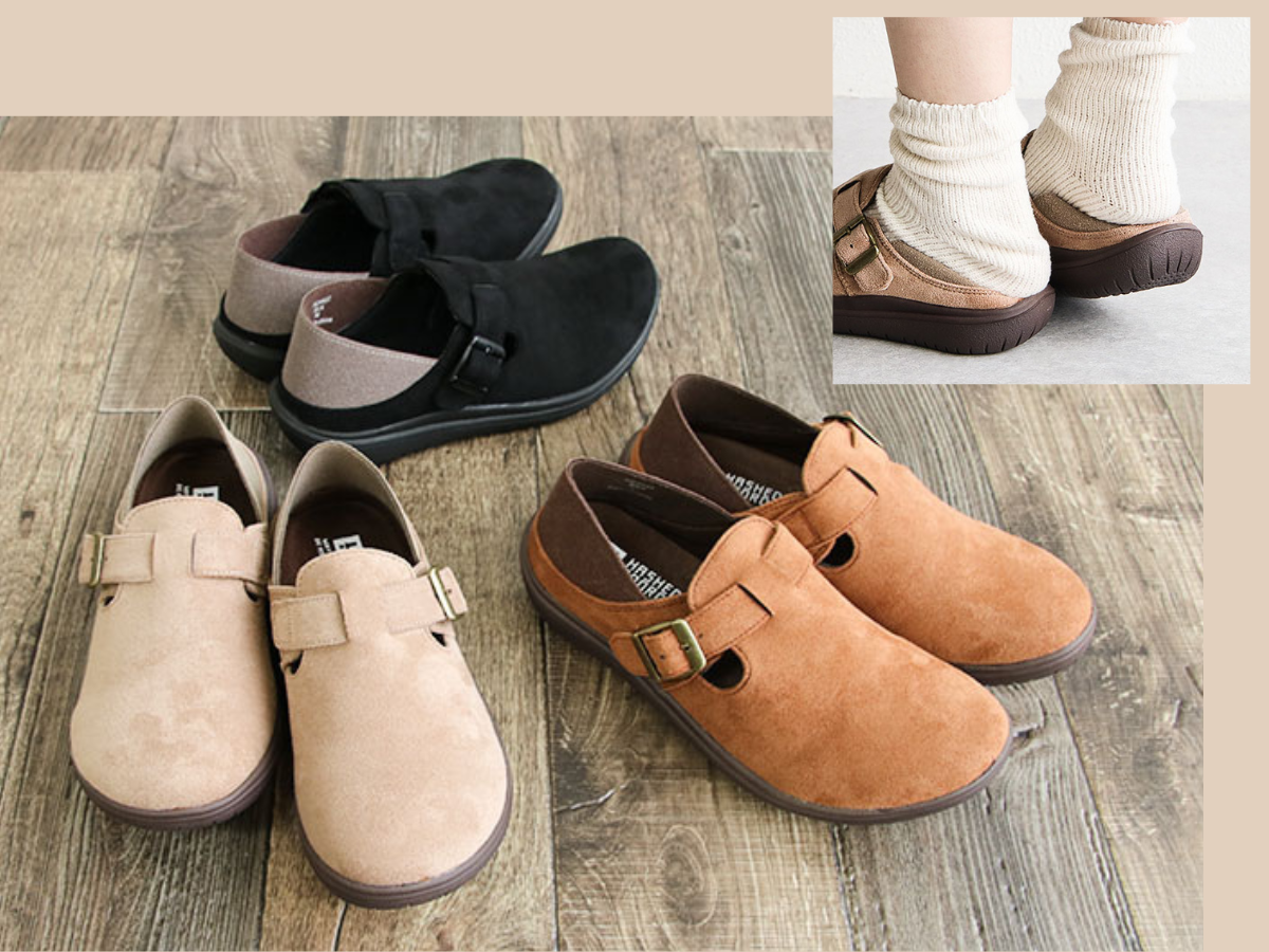 レディース 2wayワンストラップシューズ