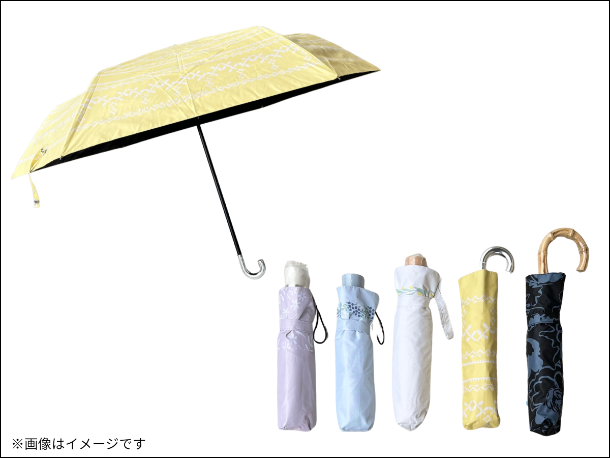 レディース　晴雨兼用折りたたみ傘